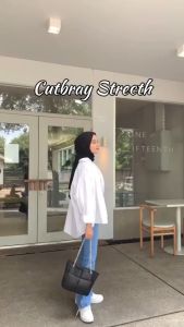 Celana Cutbray Jeans Wanita Strecth Kekinian Premium - Highwaist Jeans Wanita Cutbray Model Terbaru