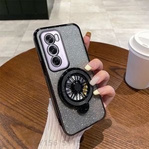 Casing OPPO A3 Pro 5G A3Pro A 3Pro A3x 5G A3 A38 A18 A60 A58 A78 A17 A17K A96 A76 A98 A57 A77S A79 5G Casing with Holder Camera Protector Cute Clear Luxury New Disign Back Cover