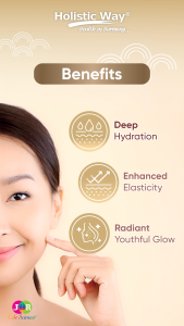 Holistic Way Premium Gold Deer Placenta 15000mg – with Fucoidan Squalene & Marine Collagen | Anti-Ageing Skin Renewal Cell Renewal Youthful Glow (30 Softgels)