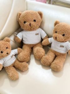 Amazon Teddy Bear Plush Doll Clothes Factory Wholesale Doll Birthday Gift Toy Accessories Cross-Border