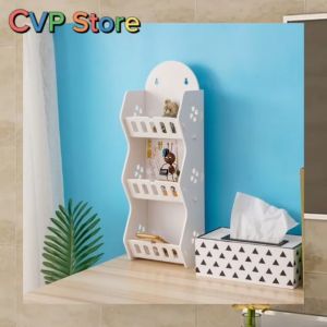 Tủ Nhà Tắm Treo Tường Đựng Mỹ Phẩm Sữa Rửa Mặt Chống Nước Tuyệt Đối Giá Kệ Đa Năng Gỗ Nhựa Không Cần Khoan Tường Thiết Kế Tối Ưu Không Gian