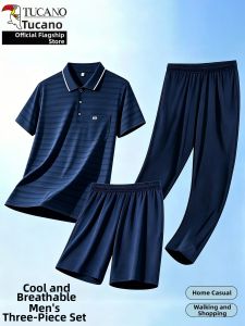 TUCANO | Breathable and Quick-Dry Mens Polo Shirt Set