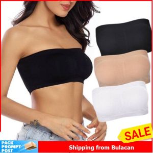 1pcs Double Layers Plus Size Strapless Bra Seamless Tube Bra Strap Bralette Sports Bra with Foam