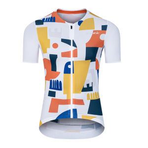 สายกางเกงขาสั้นจักรยานเสื้อแข่งจักรยานสำหรับผู้ชายติดถนนกันแสงยูวีระบายอากาศได้ดี BM24C02236ป้องกัน