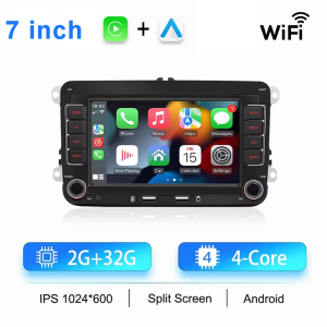 Android12 Smart Car System For VW Golf5 Golf6 Touran Passat B6 Jetta MK5/6 2Din Autoradio Multimedia Player WiFi GPS Navigatio