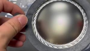 High Power 75 Core High-note film 74.5MM Treble Voice Coil Titanium Silver Composite Film 75 Core Drive Head Horn Coil