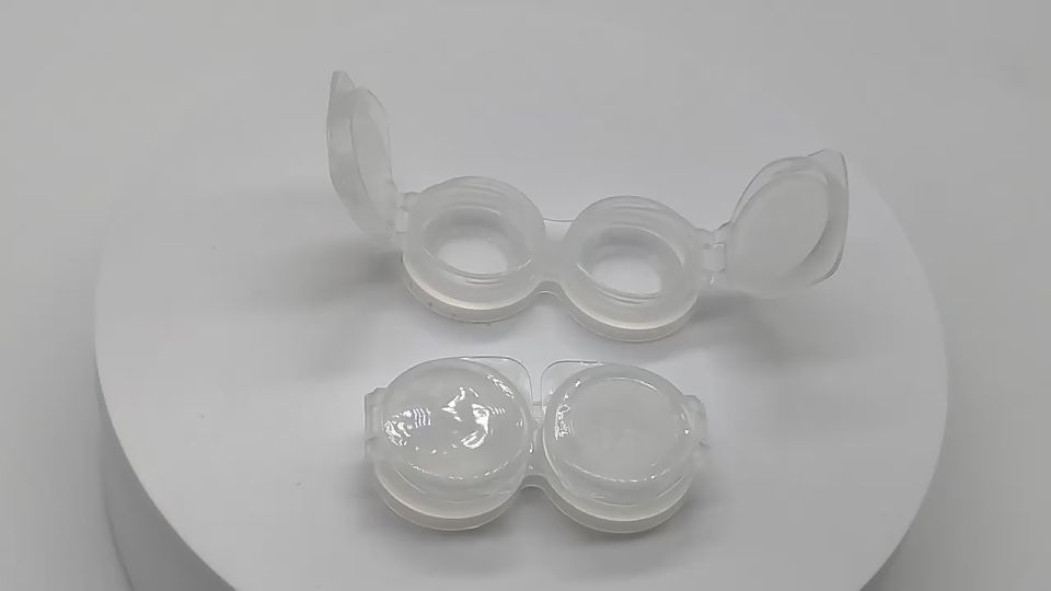 (1 pcs) Dual Side Open Transparent Contact Lens Case Travel Contact Lenses Casing Portable Cover Lens Container Opening Lens Glasses Container - Lazada