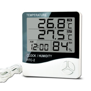 【HOSPORT】HTC-2 Digital Thermometer Hygrometer Electronic Temperature Humidity Meter