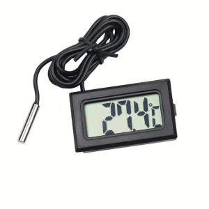 Mini Convenient Digital LCD Thermometer Sensor Hygrometer Gauge Refrigerator Aquarium Monitoring Display Humidity Detector