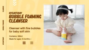 My Earthday Bubble Foaming Face Cleanser for babies & kids ( 300 ml )