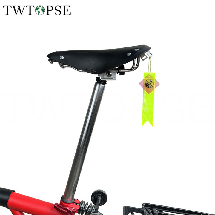 TWTOPSE Bike Reflective Tape Streamers For Brompton Folding Bike A C PT  Saddle Bag Handlebar Reflectors Decorative Safety Warning Accessory