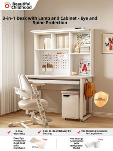 MEIHAOTONGNIAN | Eyes Protection Desk Children Furniture Set Wooden