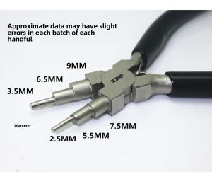 ZPF Ornament DIY Pliers Set Handmade Jewelry Pliers Pointed Pliers round Nose Pliers Jewelry Making Transformation Mini Tools