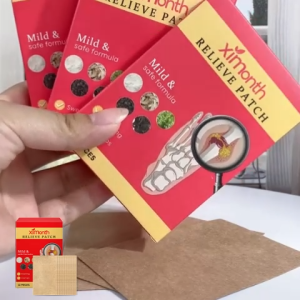 Ximonth Pain Relieve Patch Plaster Herbal Patch Neck Knee Back Pain Joint Muscle Improves Sleep Blood Circulation 12Pieces