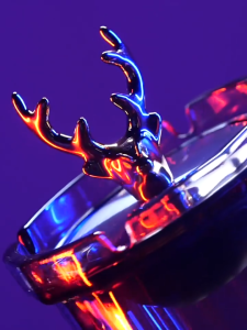 🇲🇾 READY STOCK 🇲🇾 Creative Stainless Steel Ashtray Funnel Design Anti-Fly Ash with Lid Windproof Office Home Ashtray