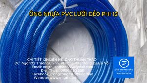 Ống nhựa PVC lưới dẻo phi 12MM -  ốngTHUẬN THẢO