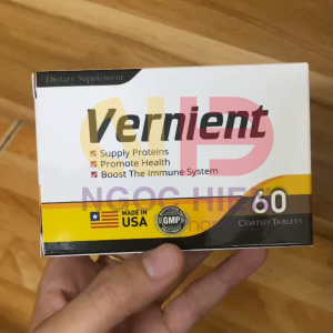 Viên uống Vernient – Hỗ trợ tăng cơ phục hồi thể lực cung cấp protein acid amin và khoáng chất (60 viên)