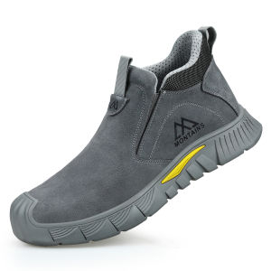 Electric Welder Safety Boots Men Anti Smashing Anti Piercing Work Protection Shoes Steel Toe Anti Scalding Shoe Sneakers