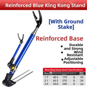 Multifunctional Ground-Fixed Fishing Rod Holder