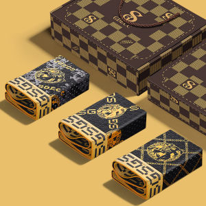 SHIPAILUO | Authentic Mens Antibacterial Printed Boxer Shorts Ice Silk Large Size Breathable Youth Gift Box Pack Cotton Angle Pants