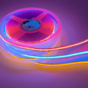 Super Bright No Glare DC12V/24V COB 8mm LED Strip Neon Lights 5M 320LEDs/m COB Multicolor Flexible LED Light Strip Multiple Colour Decorative light strip