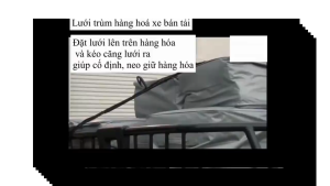 Lưới bạt cố định hàng hóa ô tô 120 x 80 cm cho xe bán tải an toàn và chắc chắn.