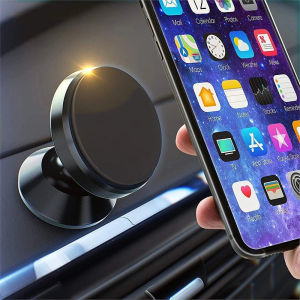 Universal Magnetic Car Phone Holder Metal Magnet Mobile Phone Support GPS Stand For iPhone 16 15 14 13 12 Xiaomi Huawei Samsung