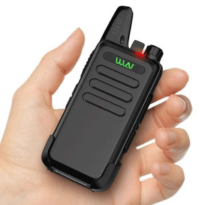 HT WLN KD-C1 Walkie Talkie UHF 400-470 MHz Walkie Talkie 12 Pcs 16 Channel Walkie 2 Way Radio (Black/Army) - TWO WAY RADIO C1 Walkie Talkie
