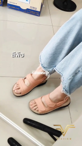 VIDVIEW !!ลดสนั่น!! รองเท้ารัดส้น Deblu L406s-1  เพื่อสุขภาพ เบอร์ 36-41 สำหรับผู้หญิง ปรับสายได้