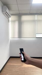 《406》 Duya Smart Roller Blinds Xiaomi Voice-Controlled Office Automatic Curtain High Window Blackout Sunshade Electric Roller Blind