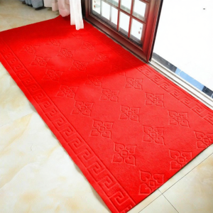 Smefy | Non-slip Door Mat Red Trimable