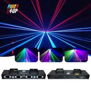 ไฟเลเซอร์ 4 หัว 5 สี รุ่น 1000RGBYU ทุกหัว เปลี่ยนได้ 5 สี ล่าสุด แดง/เขียว/น้ำเงิน/เหลือง/ม่วง แสงแรงเข้มสวยมาก สินค้าคุณภาพ แสงสวยตรงปก 100%