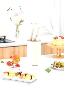 Kitchen Knife Set 5pcs Stainless Steel Precision Knife Chef Knife Bread Knife Cleaver Scissor