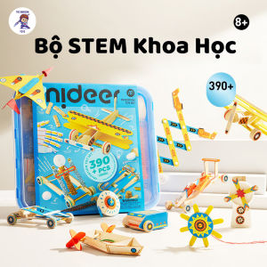 Đô Chơi STEM Khoa Học Mideer - Bộ Lắp Ráp Mô Hình Máy Bay Ô Tô Gỗ Phát Triển Tư Duy Sáng Tạo Cho Bé