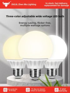 ZHENNIU | Color Changing Super Bright Warm Light Bulb E27