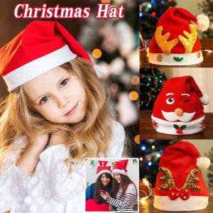 【Sabai_sabai】Christmas Hat หมวกซานต้า หมวกซานตาคอส วันคริสต์มาสปีใหม่ของชาวคริสต์ มีทั้งขนาดเด็กและผู้ใหญ่