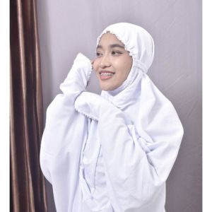 MUKENA LAJURAN BORDIR INER WARNA KUNING DEWASA MUKENAH TERUSAN MODEL CIPUT LANGSUNGAN BORDIL KUDUSAN GROSIR