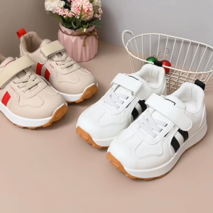 SENMA Rubber Shoes For Kids Girls Korean Shoes Breathable Sneakers White Girl Shoes 3 to 12 Year Old
