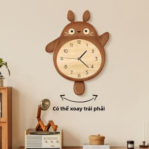 YIYUXUAN | Đồng Hồ Tường Totoro Sáng Tạo Cho Trang Trí Nhà