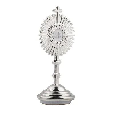 Catholic JHS Decorative Ornaments Exquisite&Mini Jesus Communion Car/Home/Office Metal Ornaments Religious Jewelry Gifts
