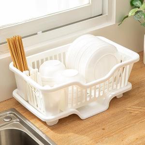 Kitchen Sink Drain Rack Dishwasher Storage Box Dishware Filter Water Kitchen Countertop Utensils Storage Shelf Plastic Material