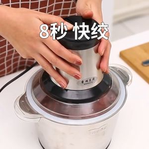 Stainless Steel Mini Mixer & Blender 3L Pengisar Daging Food Chopper 家用电动绞肉机3L