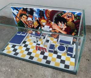 akuarium unik tema onepiece pedang