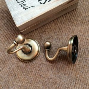 หัวเข็มขัดผ้าม่านสไตล์ยุโรปแบบเก่าพร้อมหัวเข็มขัดโลหะผสมรูปตัว Frage หัวเข็มขัดผ้าม่านแบบใหม่ที่ทำจากวัสดุคุณภาพสูง