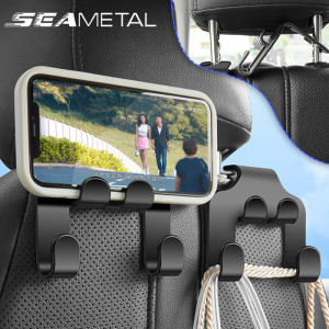 2 cái Móc Treo Ghế Ô Tô Móc Treo Phổ Quát Có Thể Kéo Dài Cho Túi Xách Túi Xách Quần Áo Móc Xe