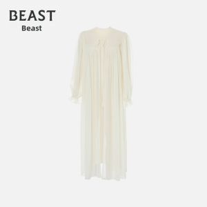 THEBEAST | Silk Long Nightgown Loungewear for Birthday Festival