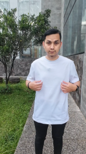 Kaos Jumbo Pria Basic Polos Katun 24s