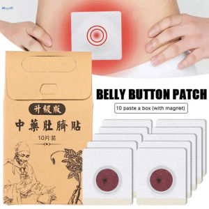 Slimming sticker for weight loss no diet or taboo required use while lying down 10 pieces per pack illustrated with abdominal diagrams.