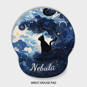KALLDUN | Cute Cartoon Stary Night Wrist Rest Mouse Pad