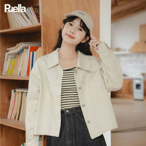 puella | Retro Style Work Jacket Loose Slim Fit
